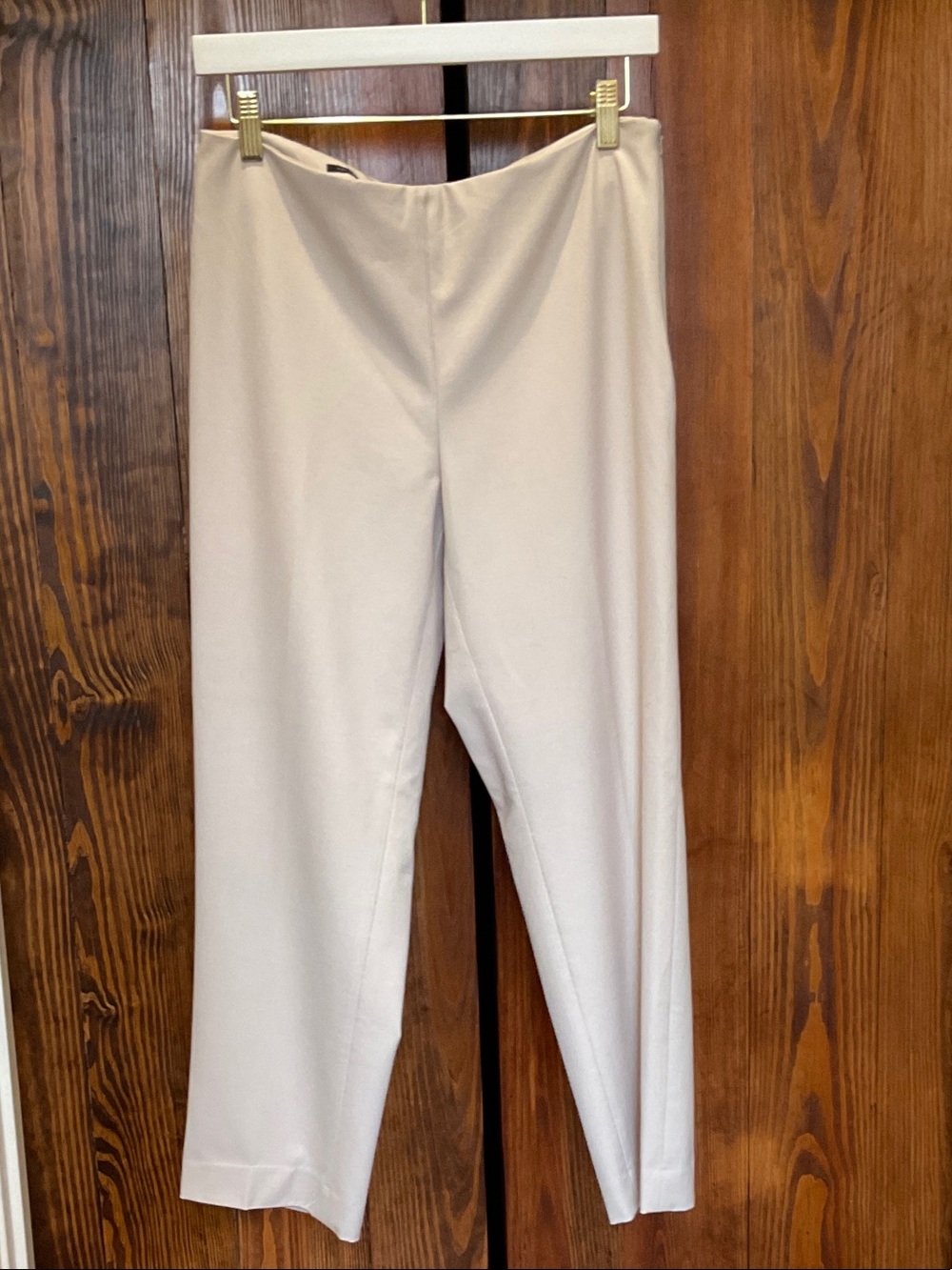 Talbots Cream Classic Side Zip Petite Dress Pants Trousers - Size 8P